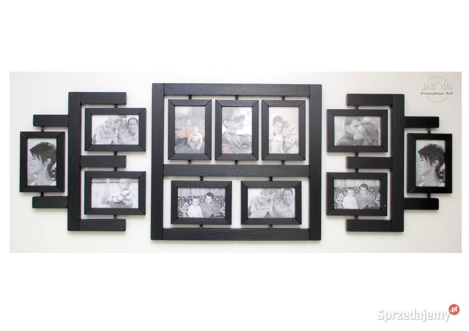 czarna galeria ścienna ramka na zdjęcia ramki do Katowice sprzedam