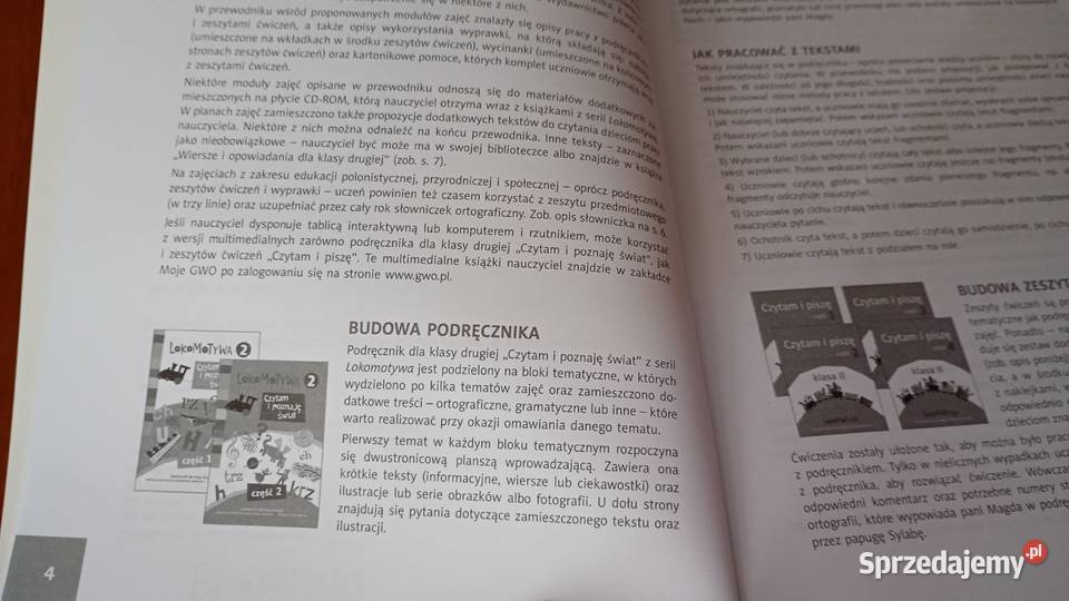 Przewodnik nauczyciela Lokomotywa klasa druga Gdańsk sprzedam