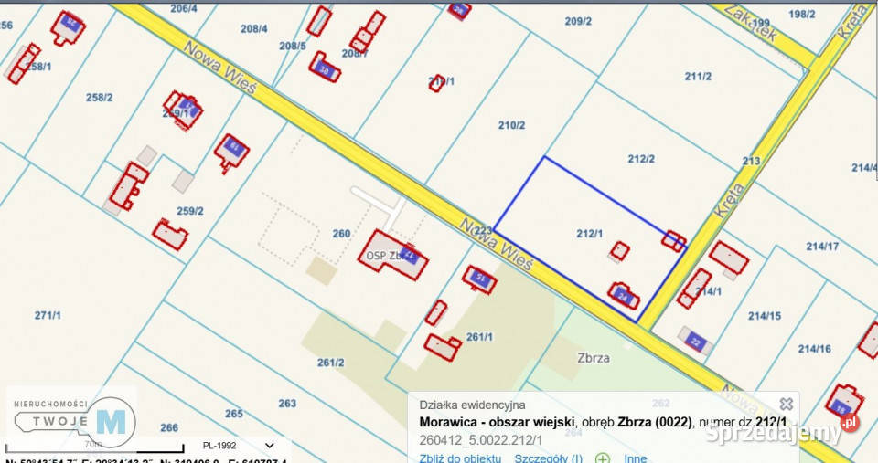 Działka 2471m2 Morawica