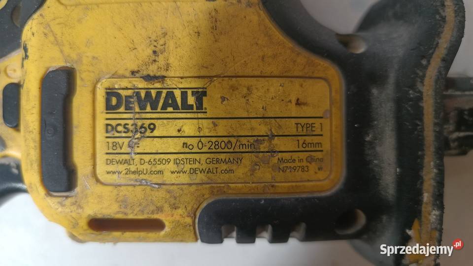 Pilarka szablasta DeWalt 18V Katowice sprzedam