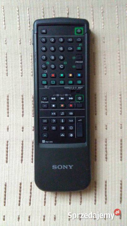 Oryginalny pilot Sony RM-816 - VCR/Mini Disc/ TV