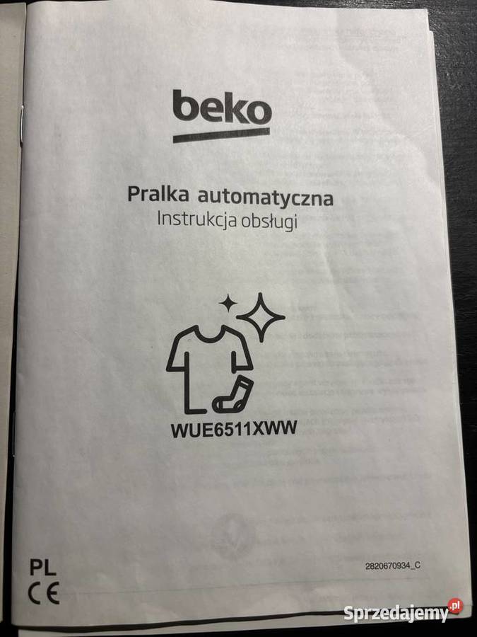 Pralka Beko WUE6511XWW podlaskie Białystok