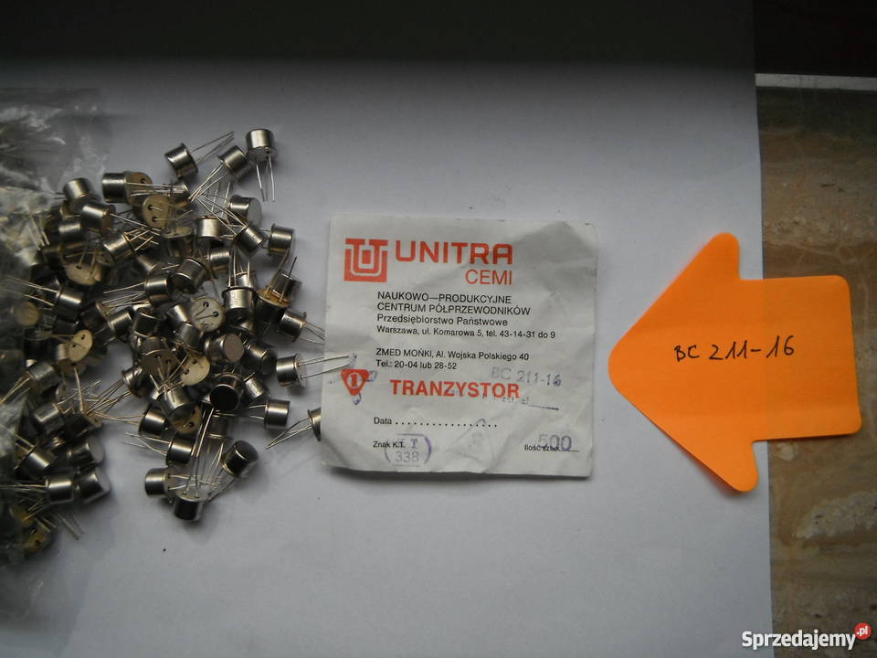 Tranzystor BC21116 Unitra Cemi Barak