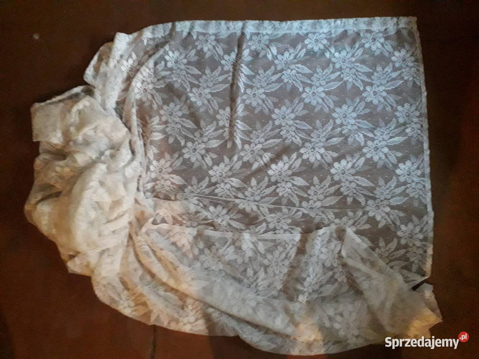 Firany PRL DUŻE 6 sztuk retro vintage śląskie Katowice sprzedam