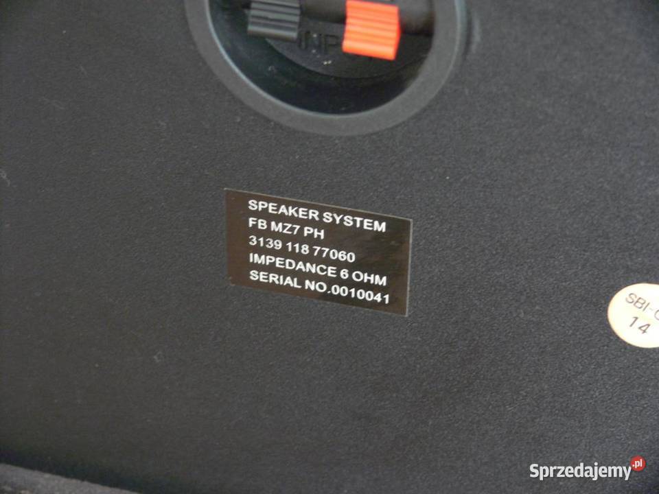 Kolumny Philips FBMZ7 mocne 2 x 100 wat WYSYŁKA Słuchawki i głośniki Jasło