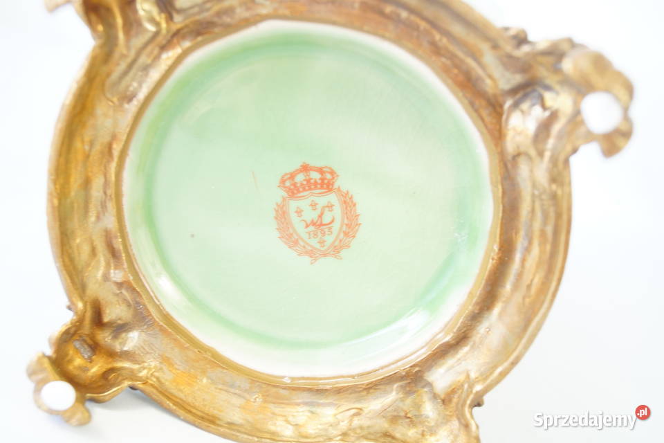 Porcelanowy wazon dwa ptaki kolibry waza amfora Antyki Gizałki
