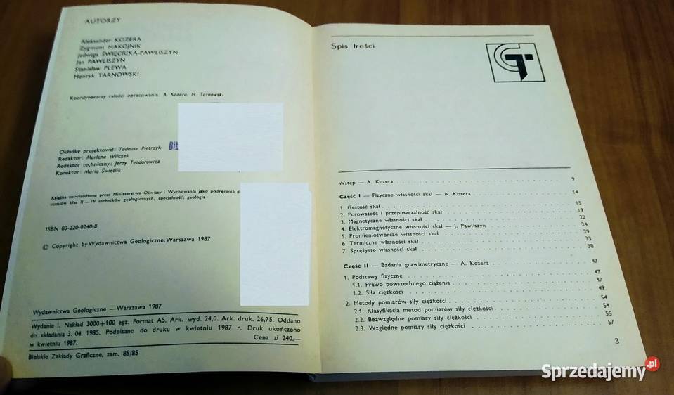 Geofizyka poszukiwawcza klasa IIIV 24 Kozera Gdańsk