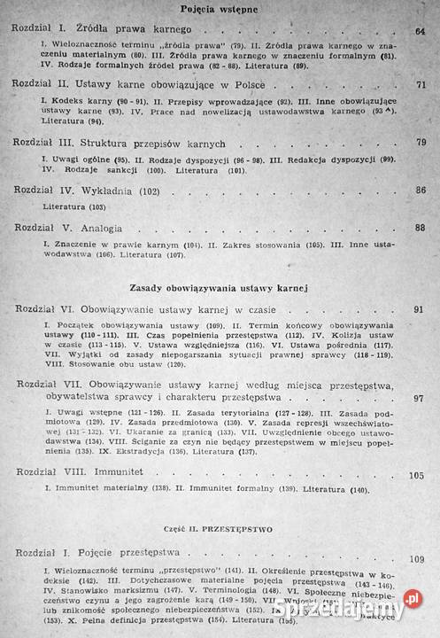 Prawo karne Witold Świda Pozostałe Chełm