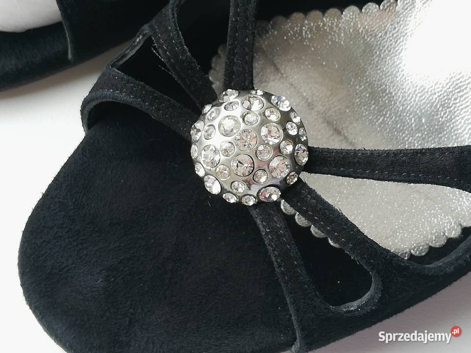 eleganckie sandały szpilki biżuteryjne Lisa Kay 25cm Szczecin