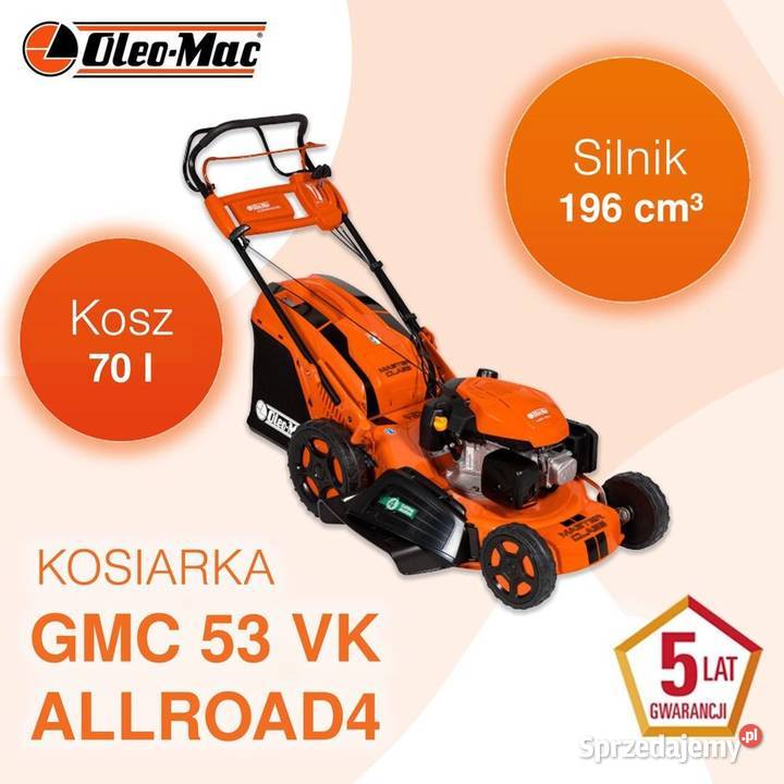 OLEOMAC GMC 53 VK ALLROAD4 KOSIARKA SPALINOWA DO Opalenica