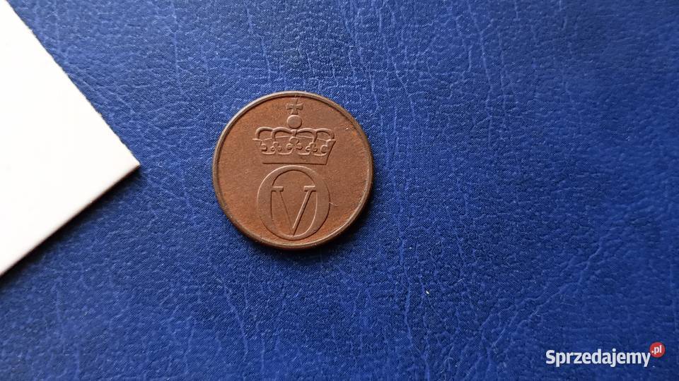Stare monety 2 ore 1971 Norwegia Numizmatyka podkarpackie Lesko
