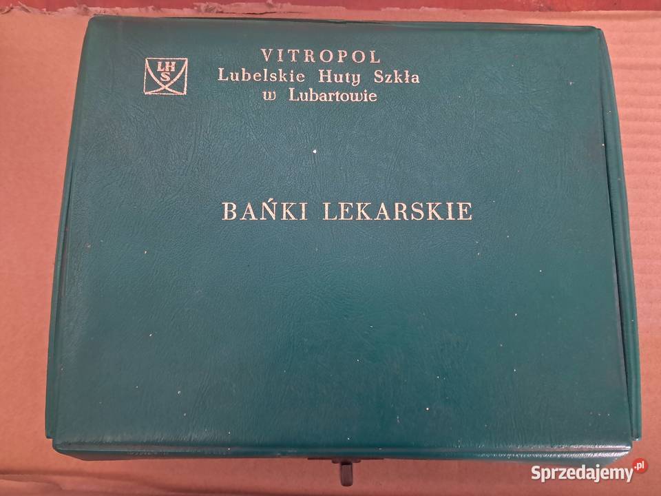 używane bańki lekarskie z prlu huty Vitropol Sandomierz