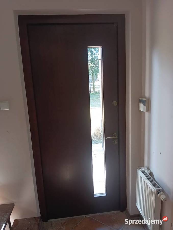 Drzwi zewnętrzne wykonane z dębu Rawa Mazowiecka