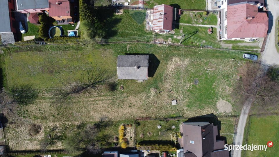 Działka budowlana w Rybarzowicach asfalt Rybarzowice