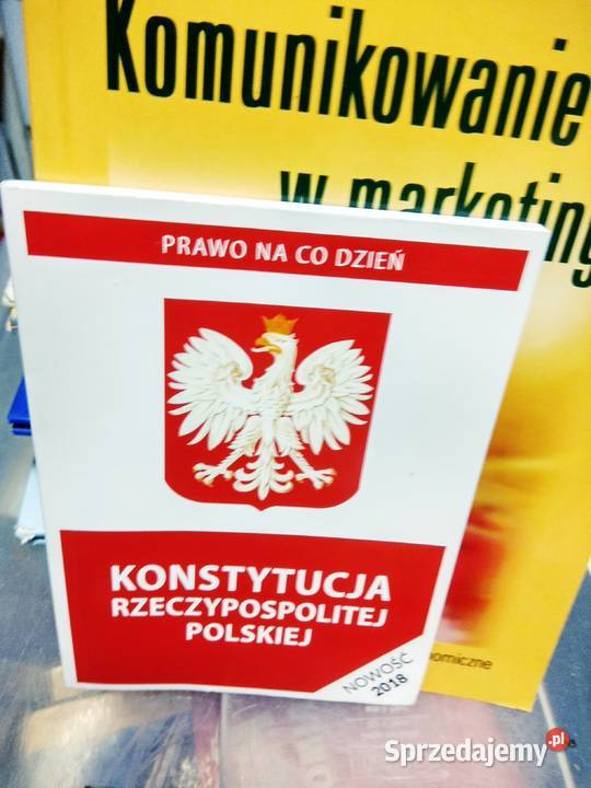 Konstytucja Rzeczypospolitej z orzełkiem Warszawa