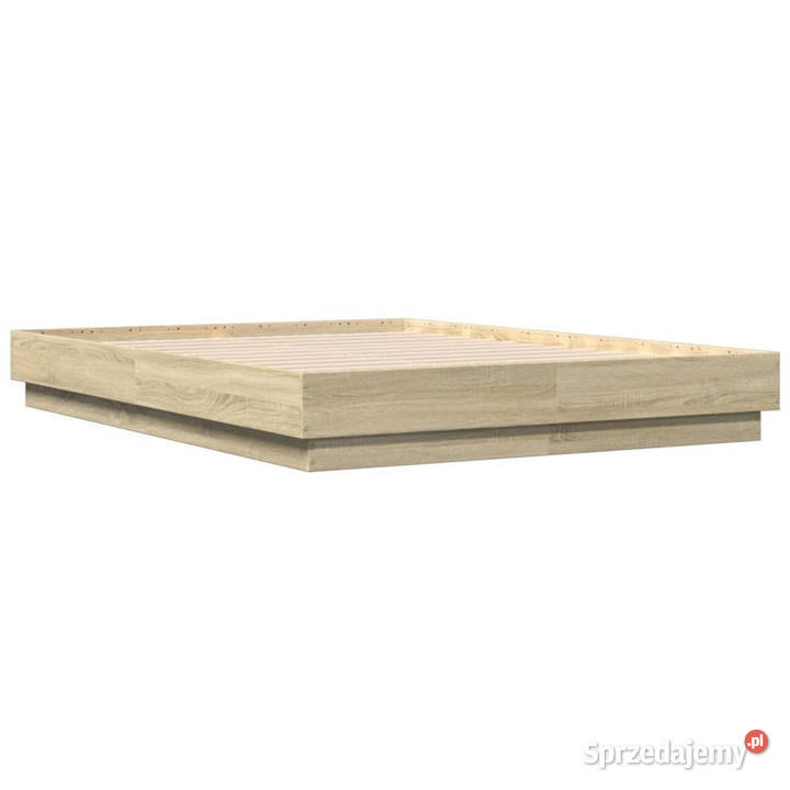 Rama łóżka z oświetleniem LED dąb sonoma 135x190 Warszawa