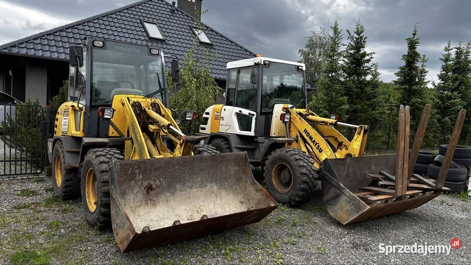Ładowarka Komatsu Wa75 z wagą elektroniczna Jasło sprzedam