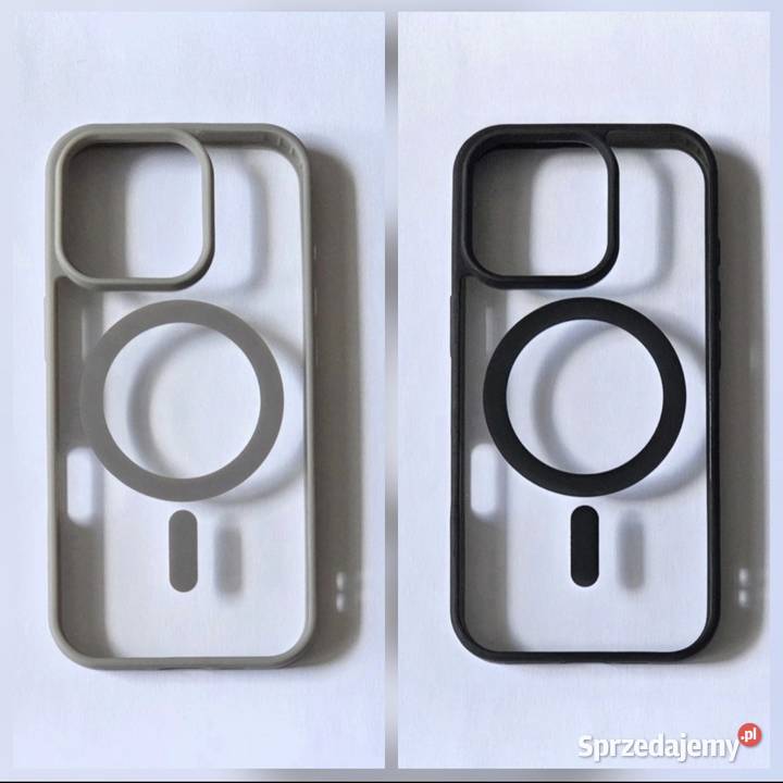 Etuicase przezroczyste szare i czarne z MagSafe Częstochowa