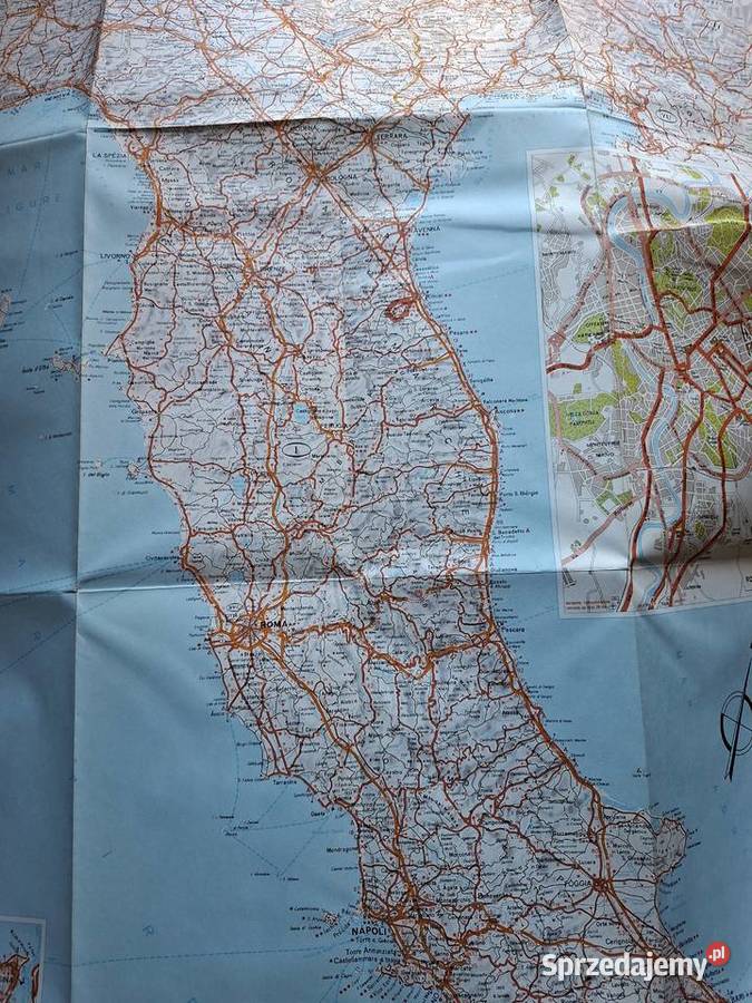 Włochy mapa samochodowa 11250 000 Cartographia małopolskie sprzedam