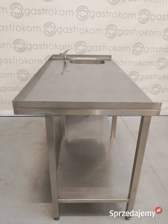 STÓŁ ZE ZLEWEMP I PÓŁKĄ 155X75X85 RANT TPL dolnośląskie Wrocław sprzedam