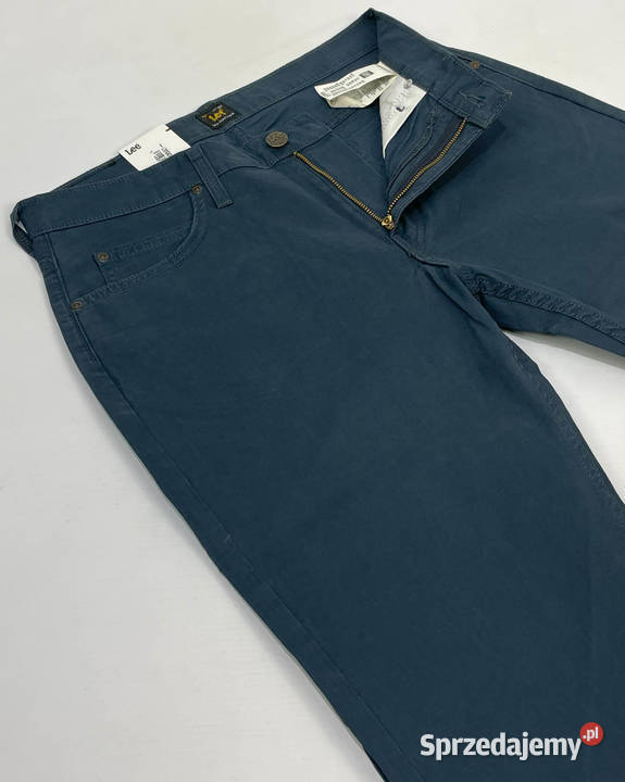 Spodnie męskie Lee Rider Slim Navy W32 L32 śląskie Częstochowa