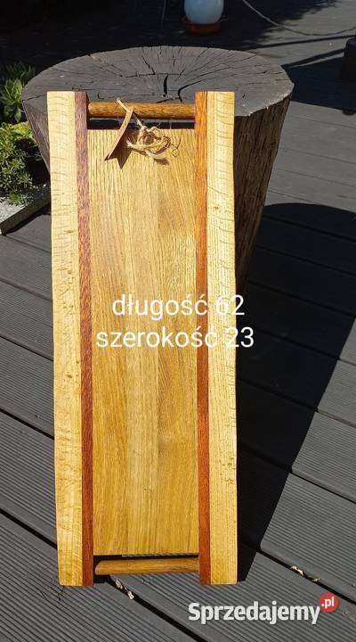 Taca drewniana do serwowania Będzin