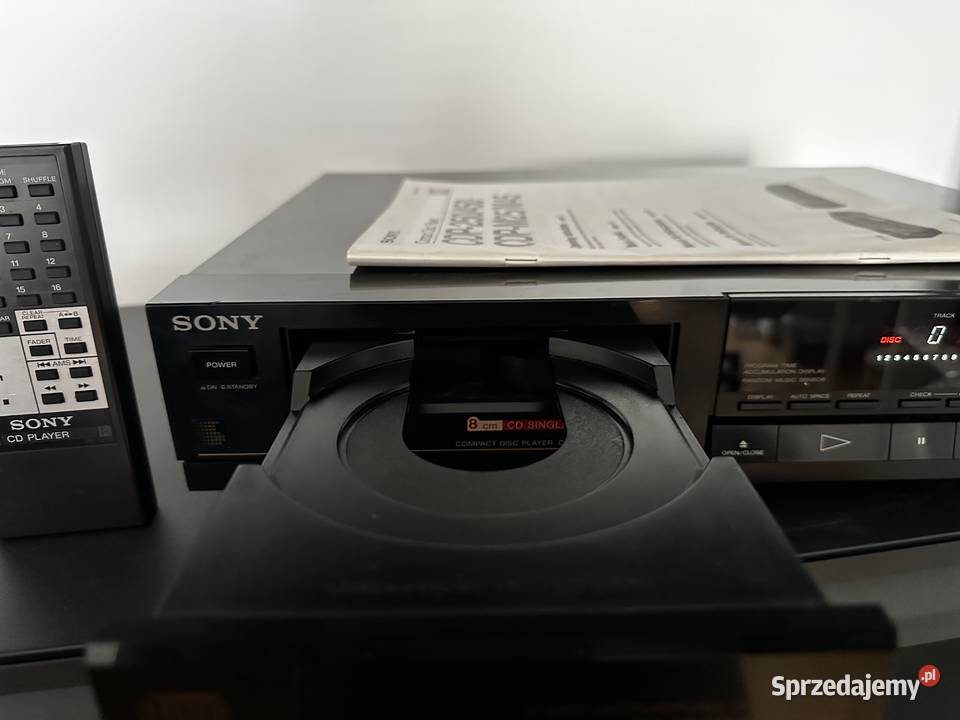 SONY CDP450 Pilot Instrukcja 100 sprawny sprzedam