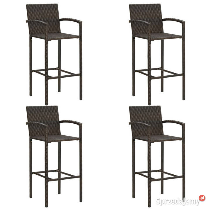 5cz zestaw mebli barowych do ogrodu rattan PE