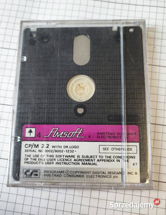 CPM 22 Amstrad software amsoft dysk Pozostałe