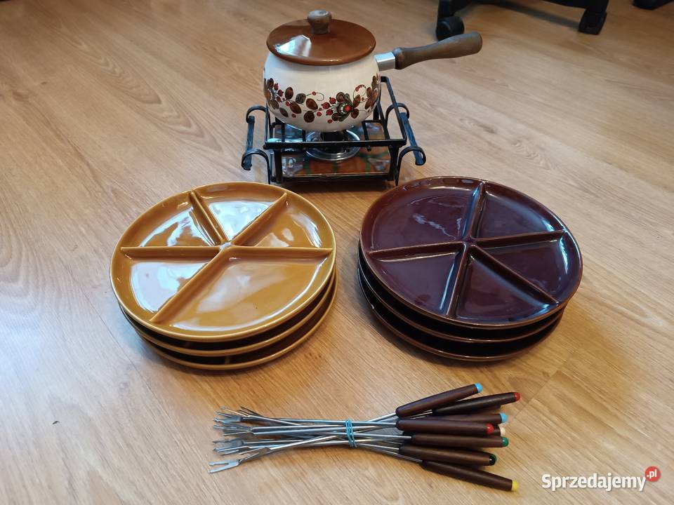 Kompletny zestaw do founde raclette serów Pozostałe Szczyrk sprzedam