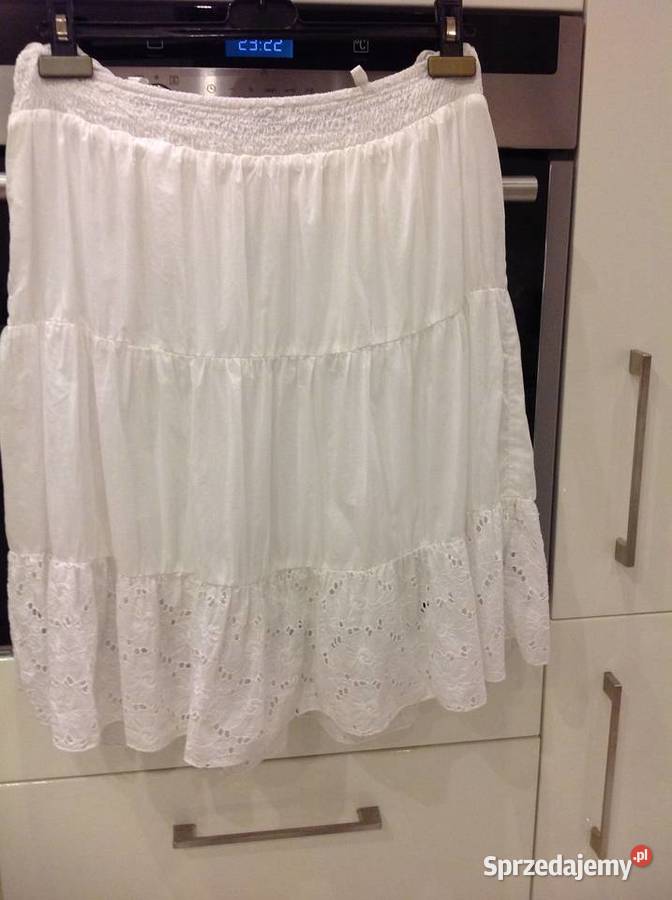 Sukienka Letnia Damska FIZZ STYLE M Biała Haft Nowa Sól