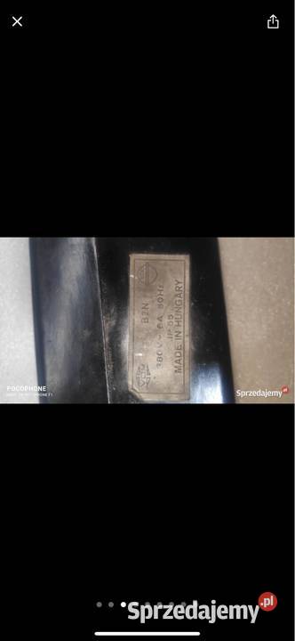 Kaseta sterownicza czarna stara typ B2N 380V 6A Gliwice