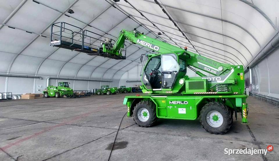 Ładowarka teleskopowa MERLO wynajem serwis nieuszkodzony Borkowo