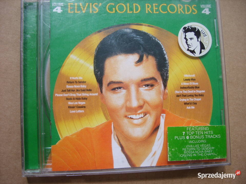 rOCK cd ELVIS GOLD RECORDSVol 4 Wołów
