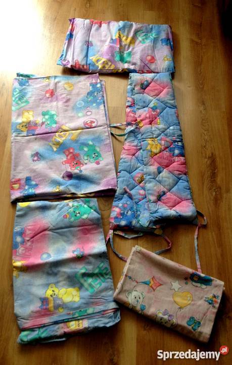Pościel do łóżeczka komplet ochraniacz baldachim Chorzów sprzedam