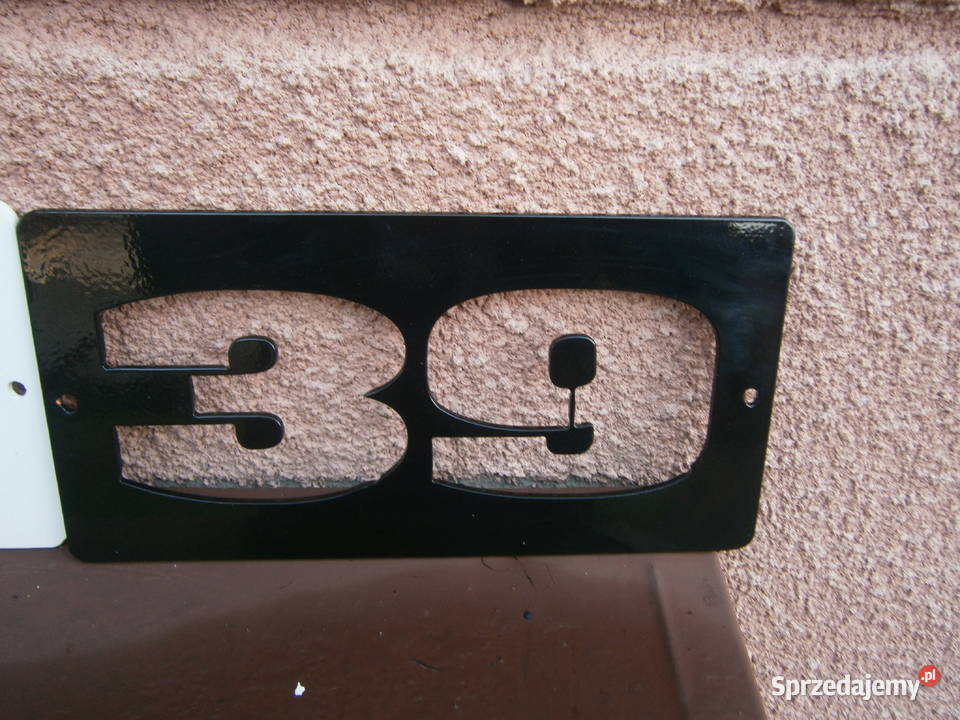 Tablica adresowa z nm na dom 77 i 39 Siedlce sprzedam