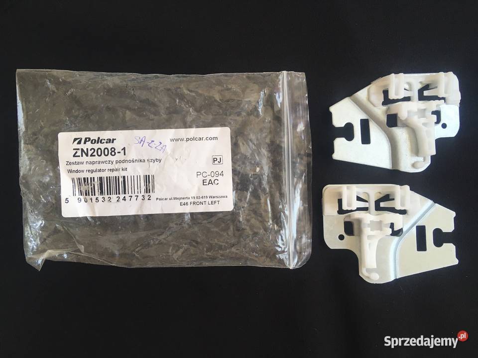 BMW E46 ŚLIZG ŚLIZGI UCHWYT PODNOŚNIK SZYB Kołobrzeg