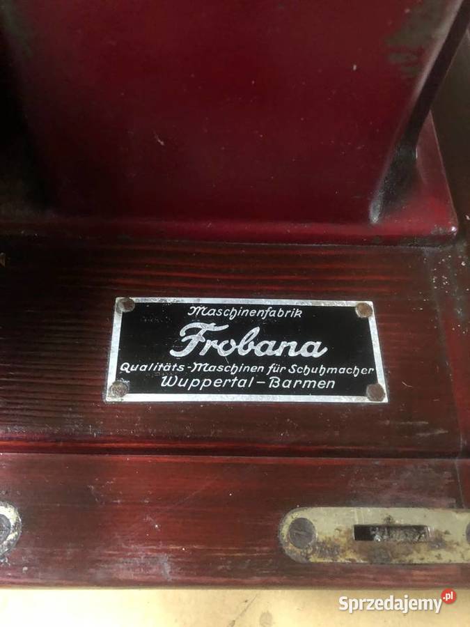 Frobana Gritzner dublerka zabytkowa maszyna Kalwaria Zebrzydowska