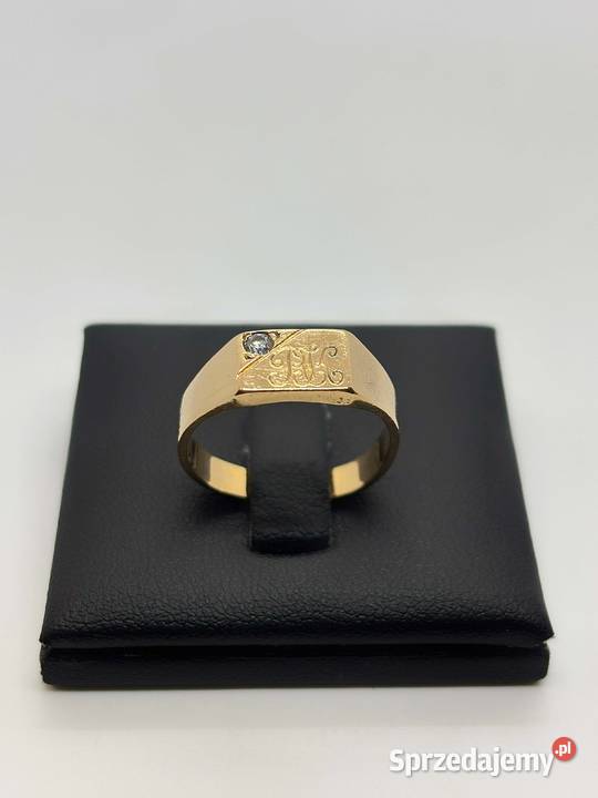 Złoty pierścionek pr 585 388g Rozmiar 16 Elbląg