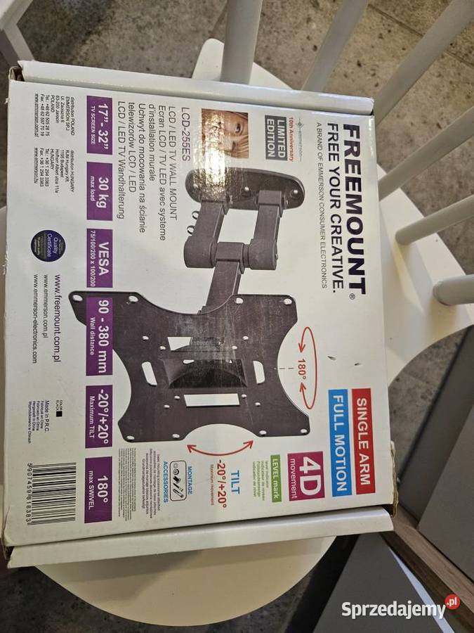 Uchwyt na telewizor Emmerson Freemount ECD255ES