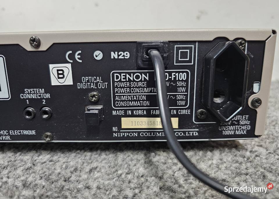 Denon DCDF100 Sprawny zadbany wysyłka wysyłka Kraków sprzedam