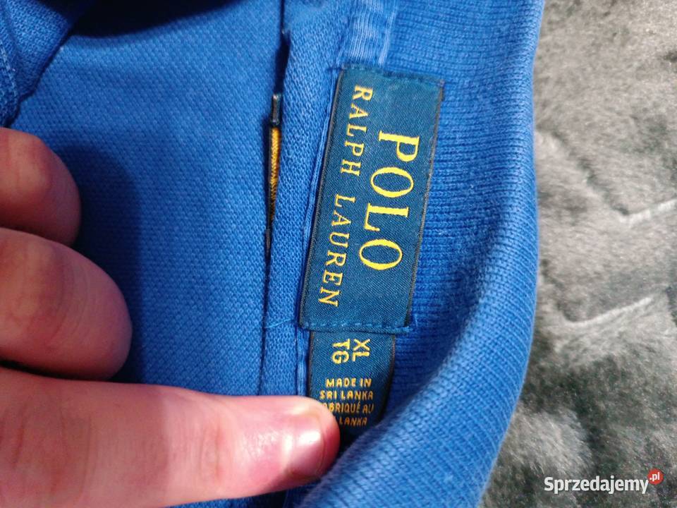 Koszulka polo Ralph Lauren niebieska rozmiar XL Katowice