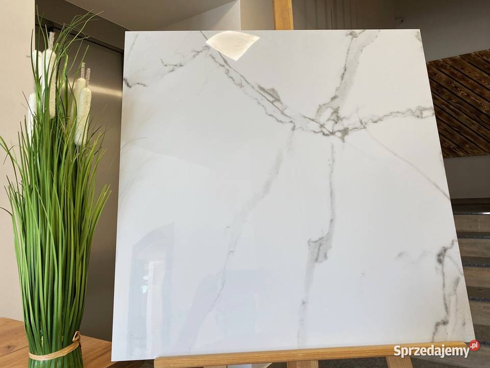 płytka 60x60 gres polerowany Atlanta white Zakopane