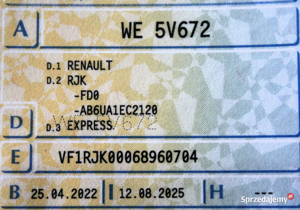 Renault Express SalonPL FV23 15dCi LED Pack Clim mazowieckie Sokołów