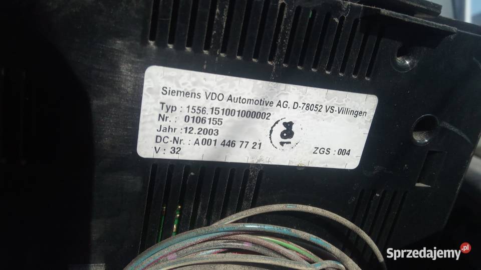 LICZNIK ZEGARY TACHO MERCEDES ATEGO A0014467721 Rzędowice sprzedam