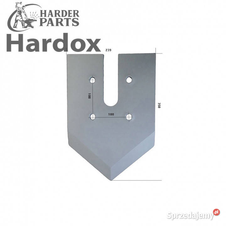 Redlica HARDOX 3374351/S części do grubera agregatu LEMKEN