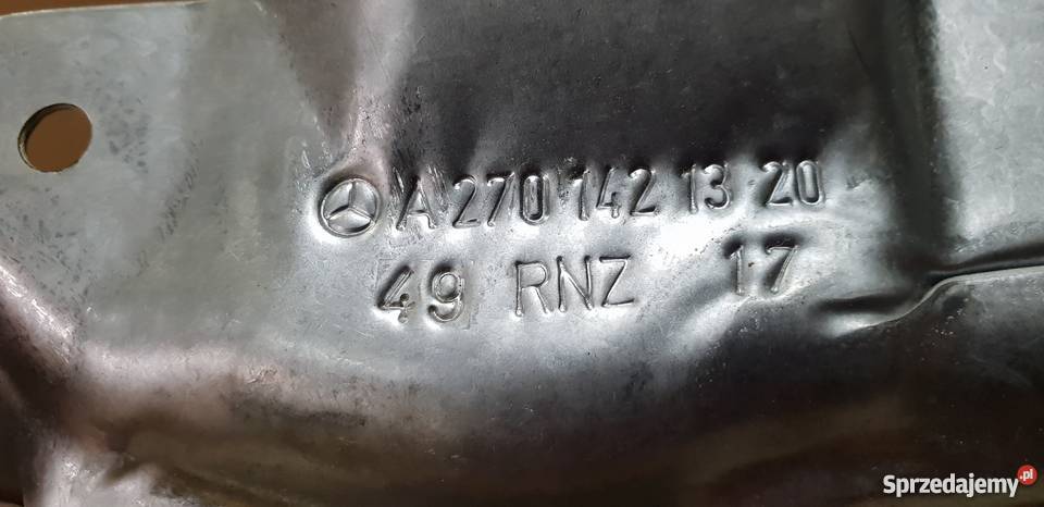 MERCEDES CLA OSŁONA TERMINA TURBINA 2701421320 Bieleń sprzedam