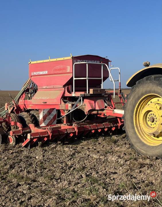 Siewnik Pottinger Terrasem 4000t agregat nieuszkodzony Siewniki i sadzarki Maszyny rolnicze dolnośląskie