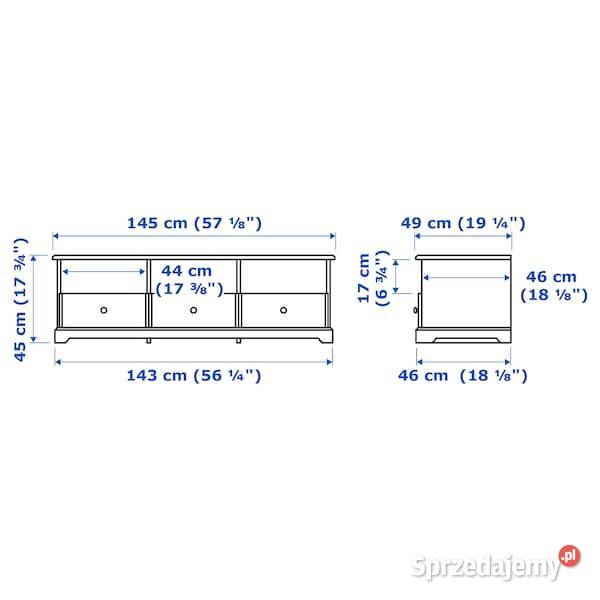 Szafka RTV Ikea Idanas mazowieckie