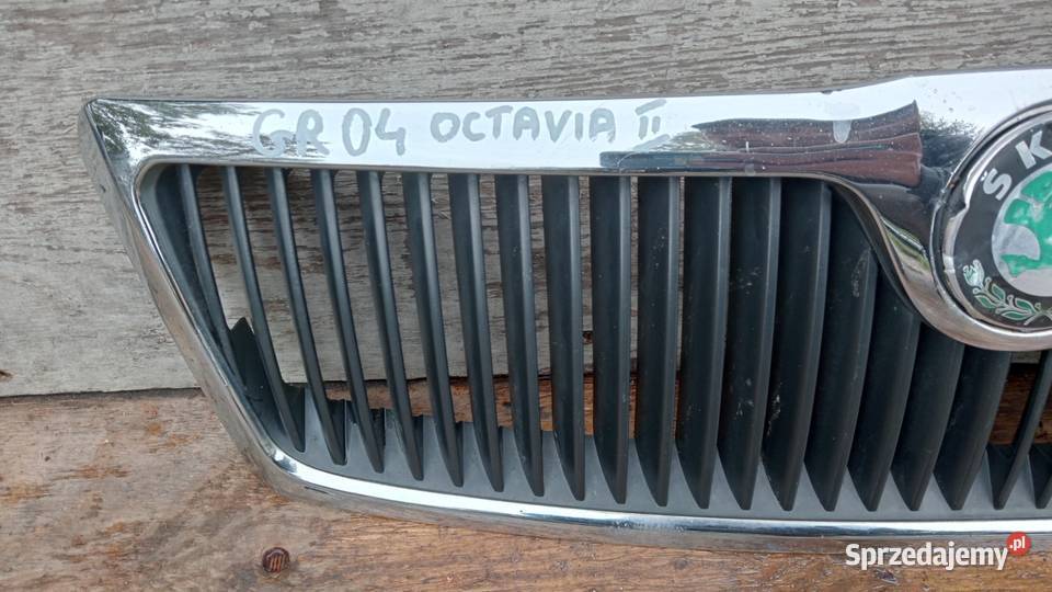 SKODA OCTAVIA II ATRAPA GRILL CHROM wielkopolskie